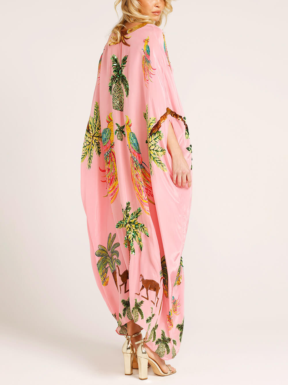 Mandy | Artsy Dress With Tropical Print