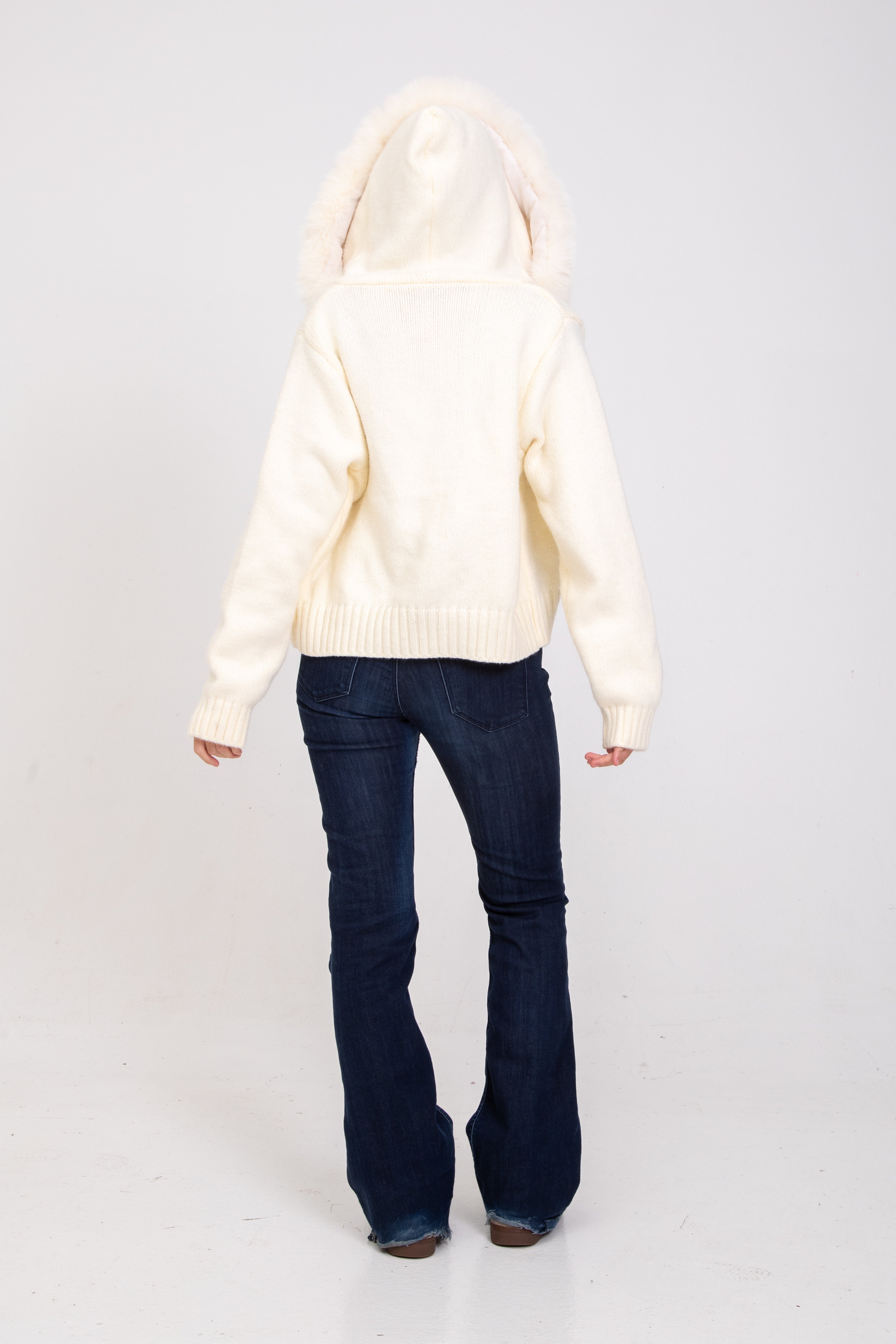 Joanna | Elegant Fur Cardigan