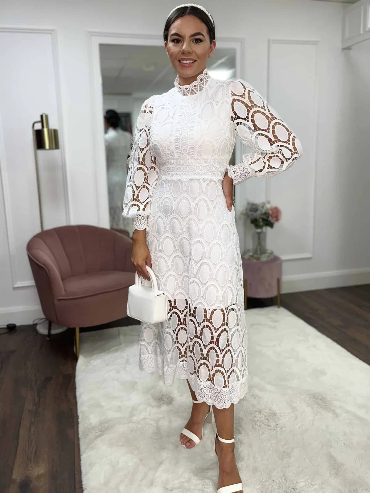 Charlotte - Romantic Elegant Midi Dress