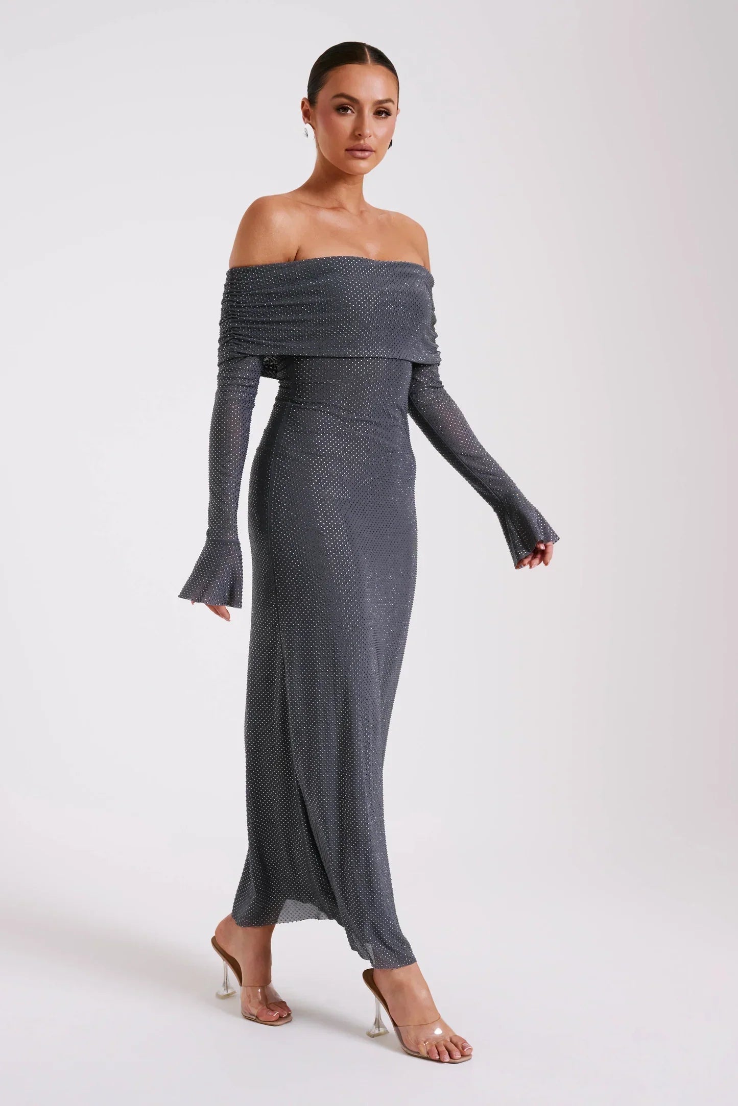Malika | Elegant Off-Shoulder Dress