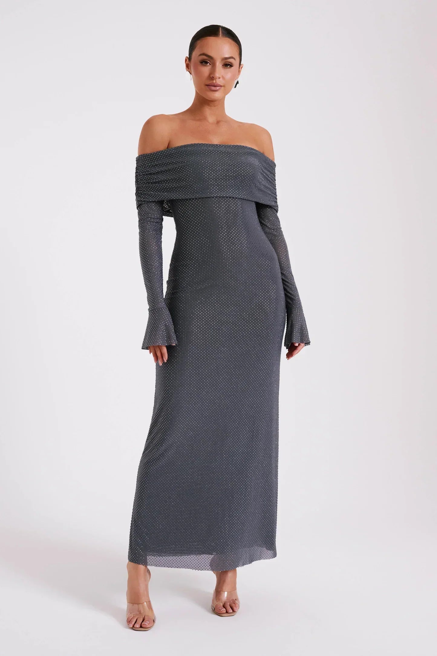 Malika | Elegant Off-Shoulder Dress