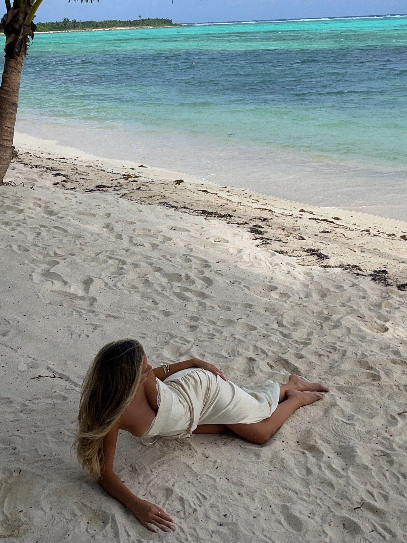 Lara Corset Slit Dress