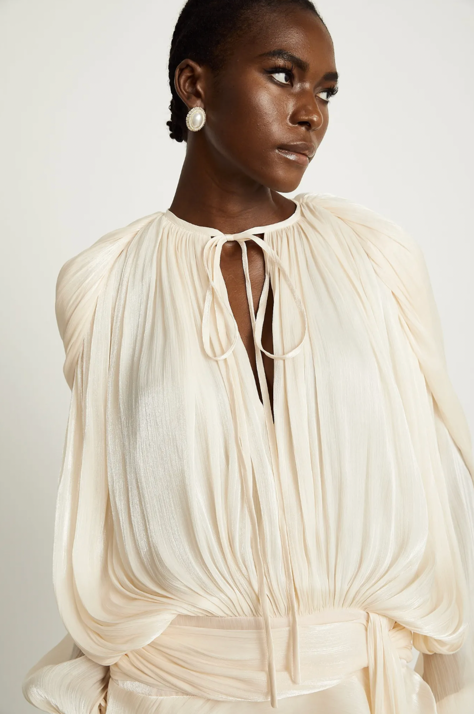 Stella Pleated Ruffled Mini Dress