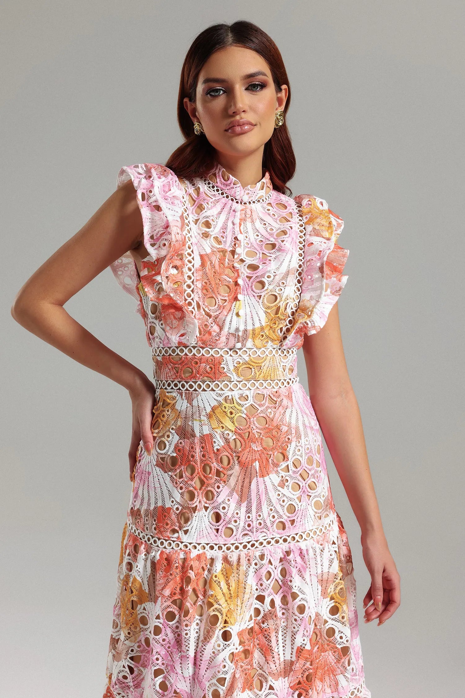 Martina | Long Flower Dress