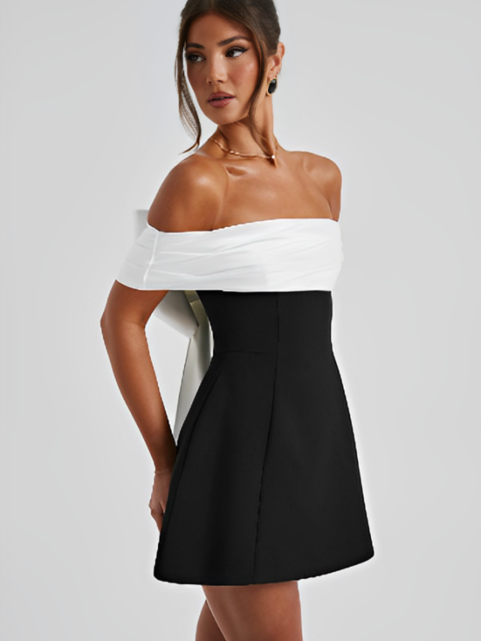 Lilly Bow | Elegant Mini Dress