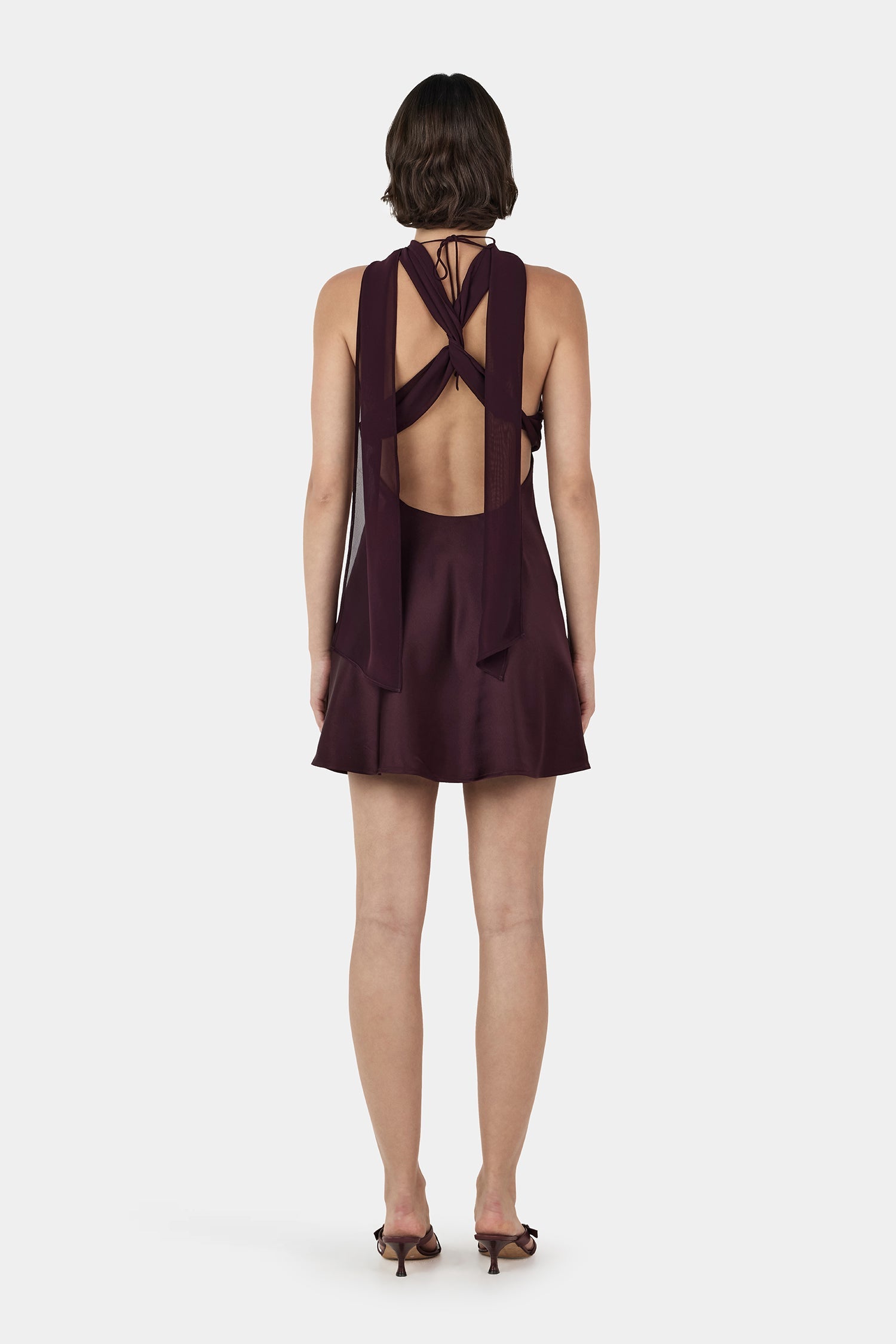 Alanah Mini Dress Plum