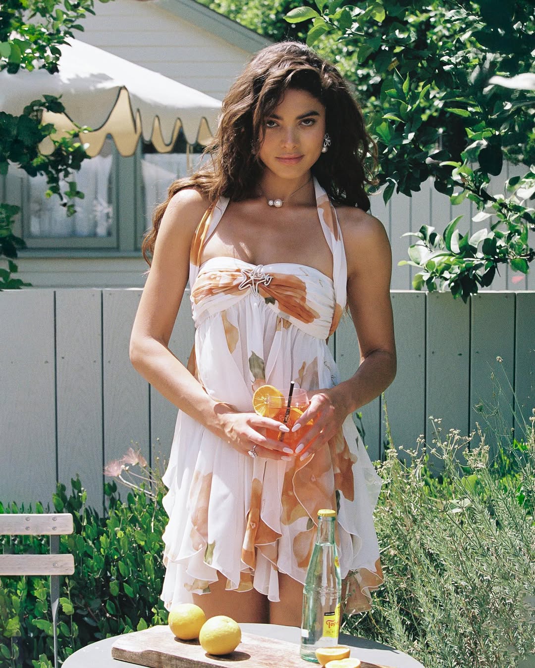 Arabella | Floral Chiffon Mini Dress