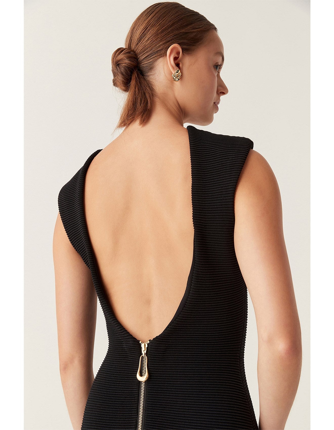 Rafia | Midi Backless Dress