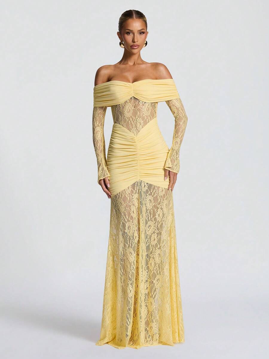 Marielle | Elegant Lace Party Gown