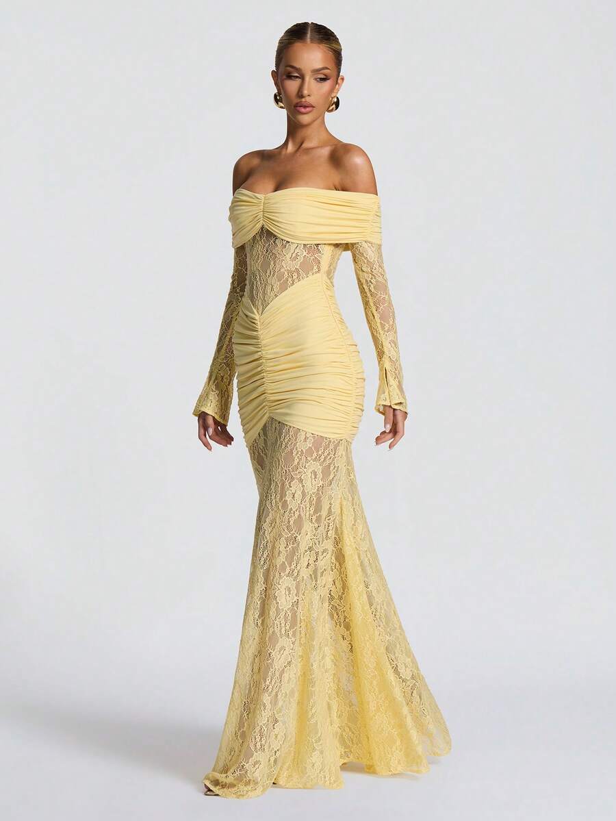 Marielle | Elegant Lace Party Gown