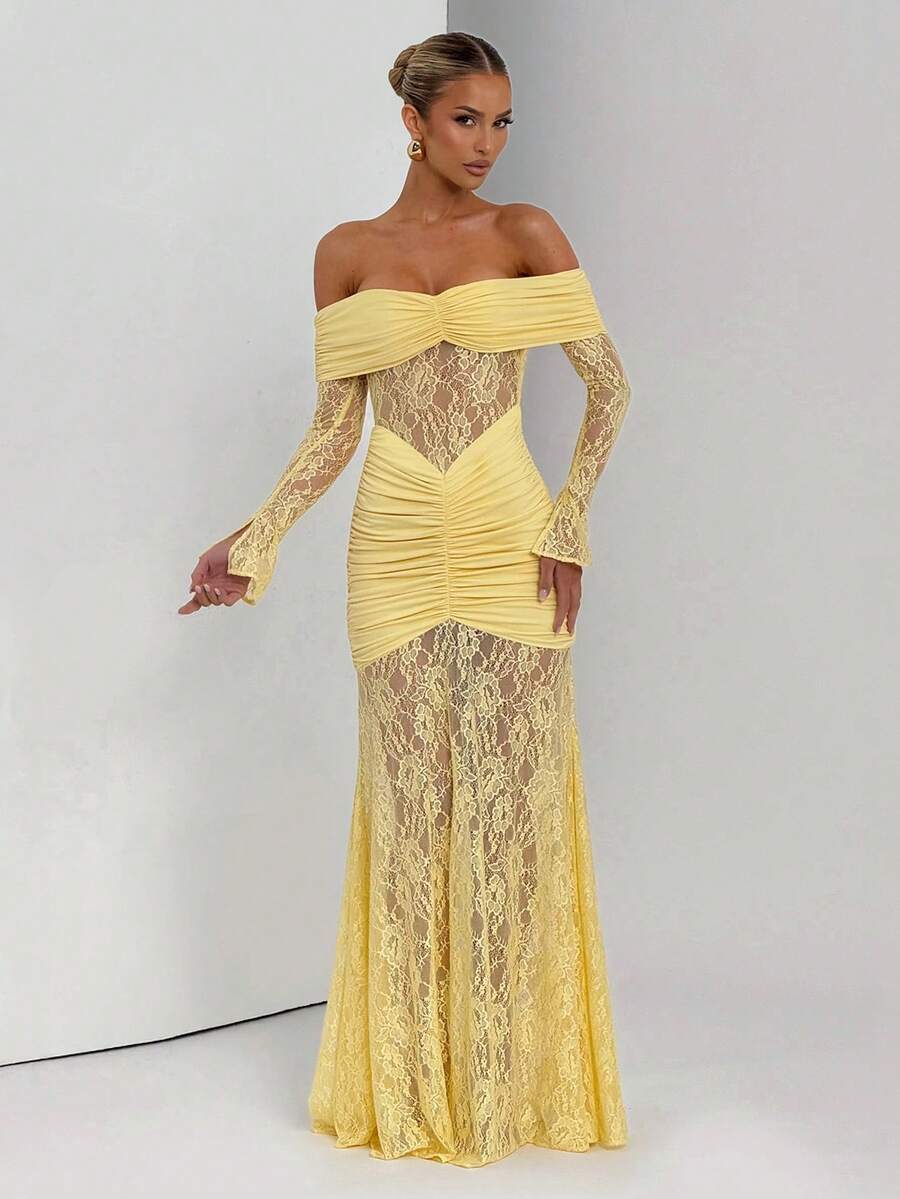 Marielle | Elegant Lace Party Gown