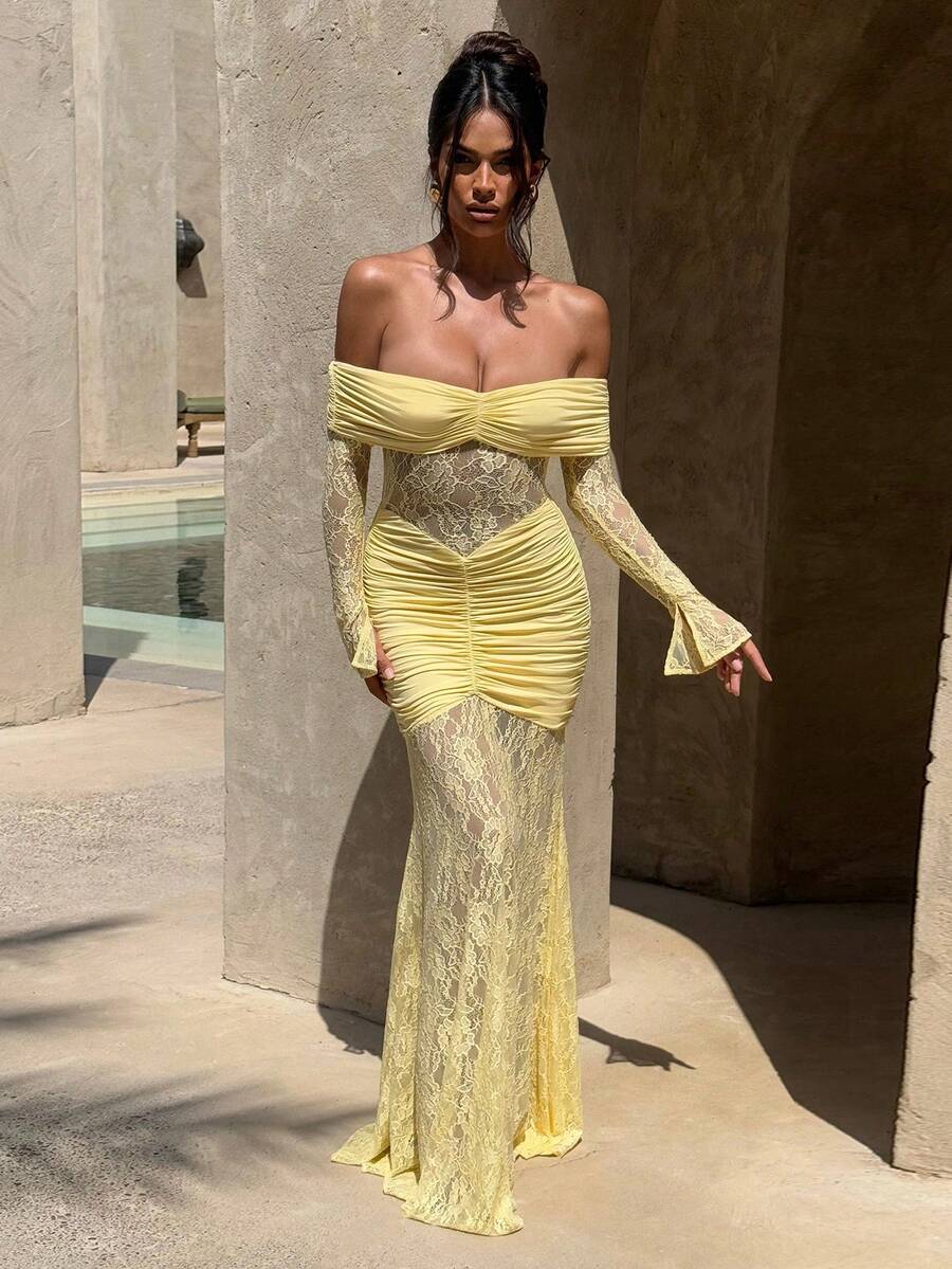 Marielle | Elegant Lace Party Gown