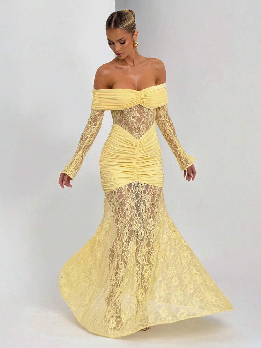 Marielle | Elegant Lace Party Gown