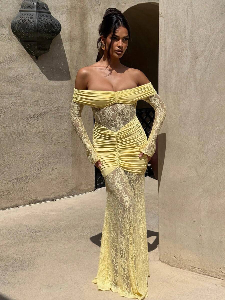 Marielle | Elegant Lace Party Gown