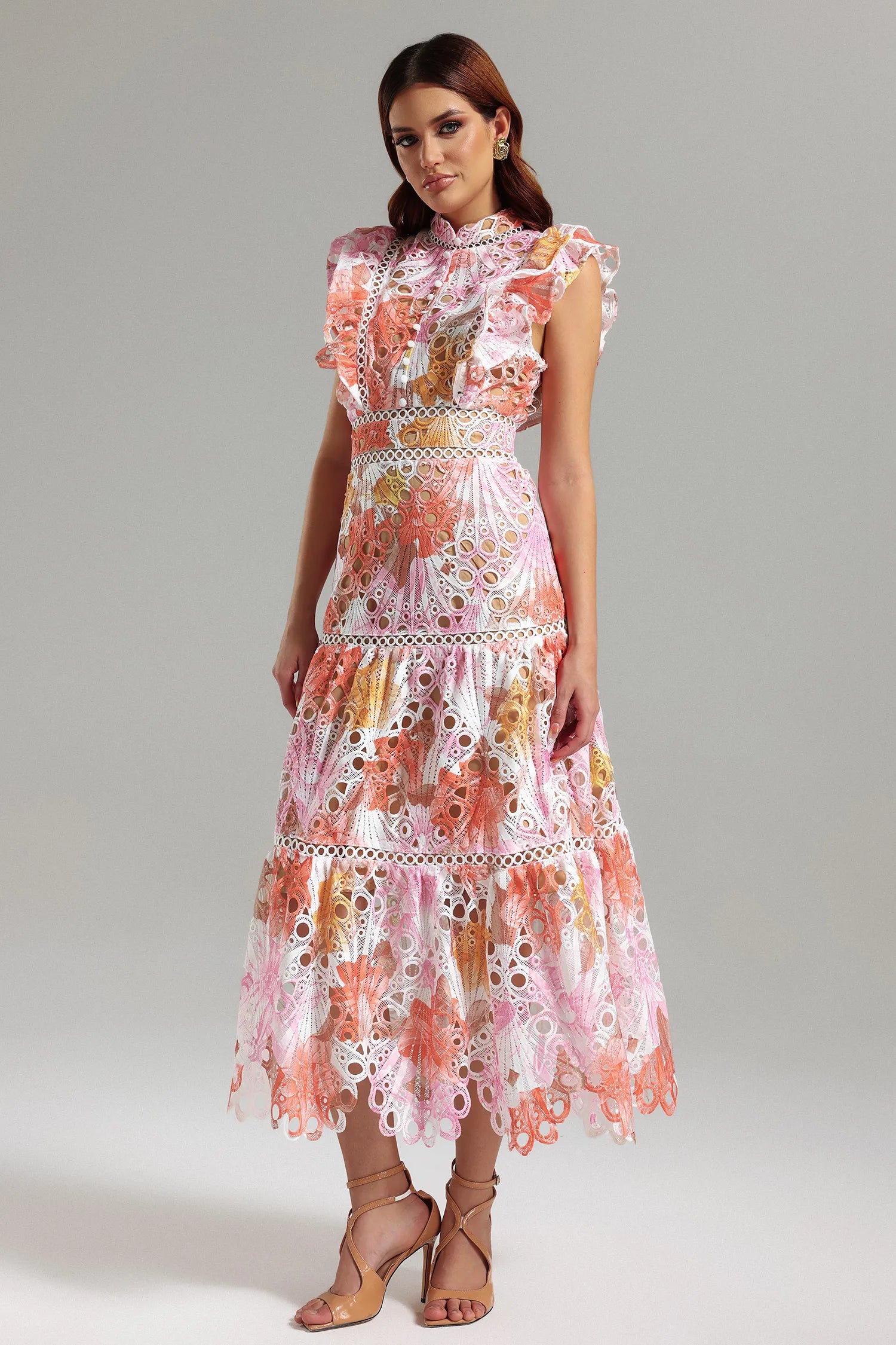 Martina | Long Flower Dress