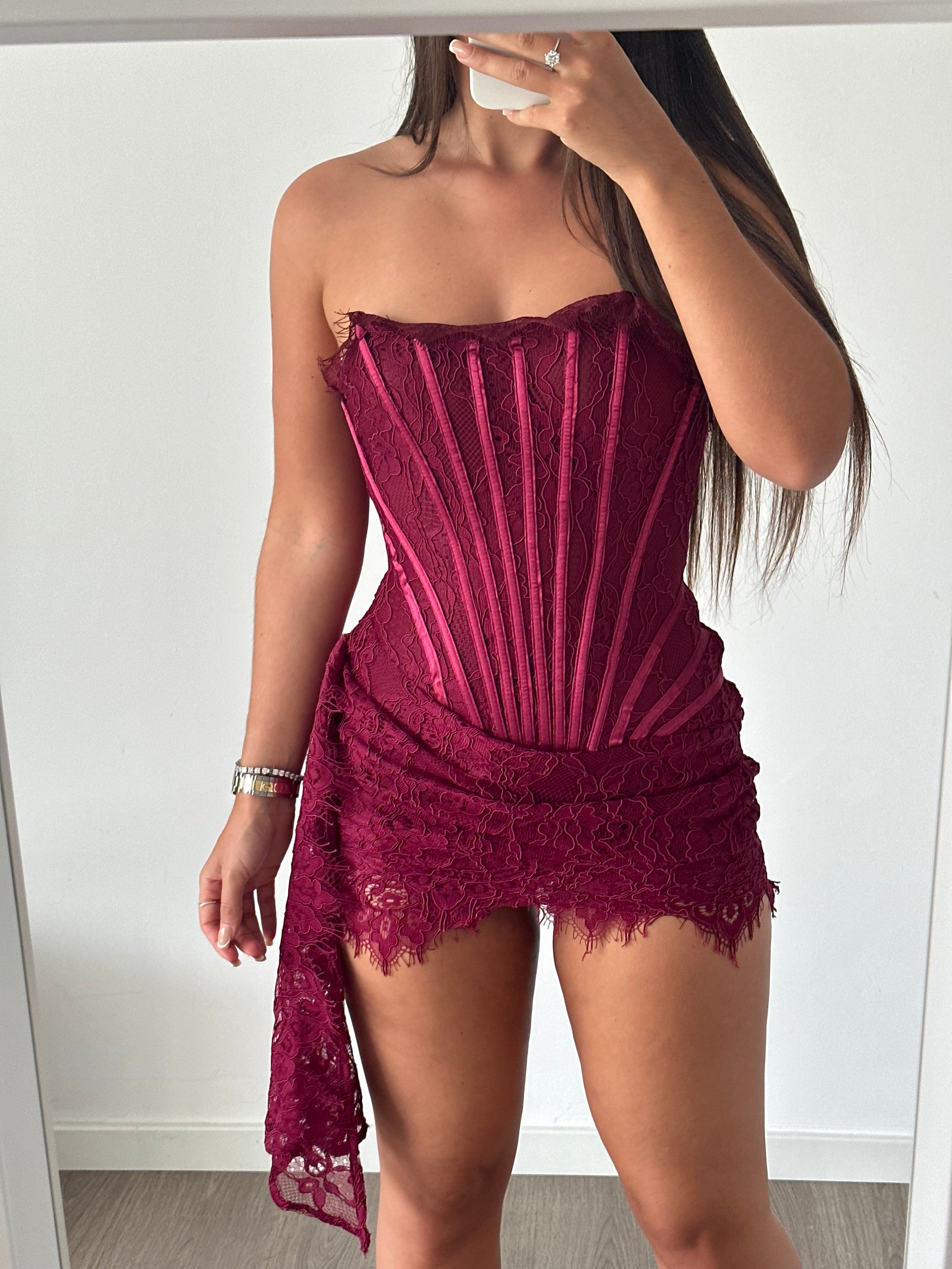 Rosaria | Lace Corset Dress