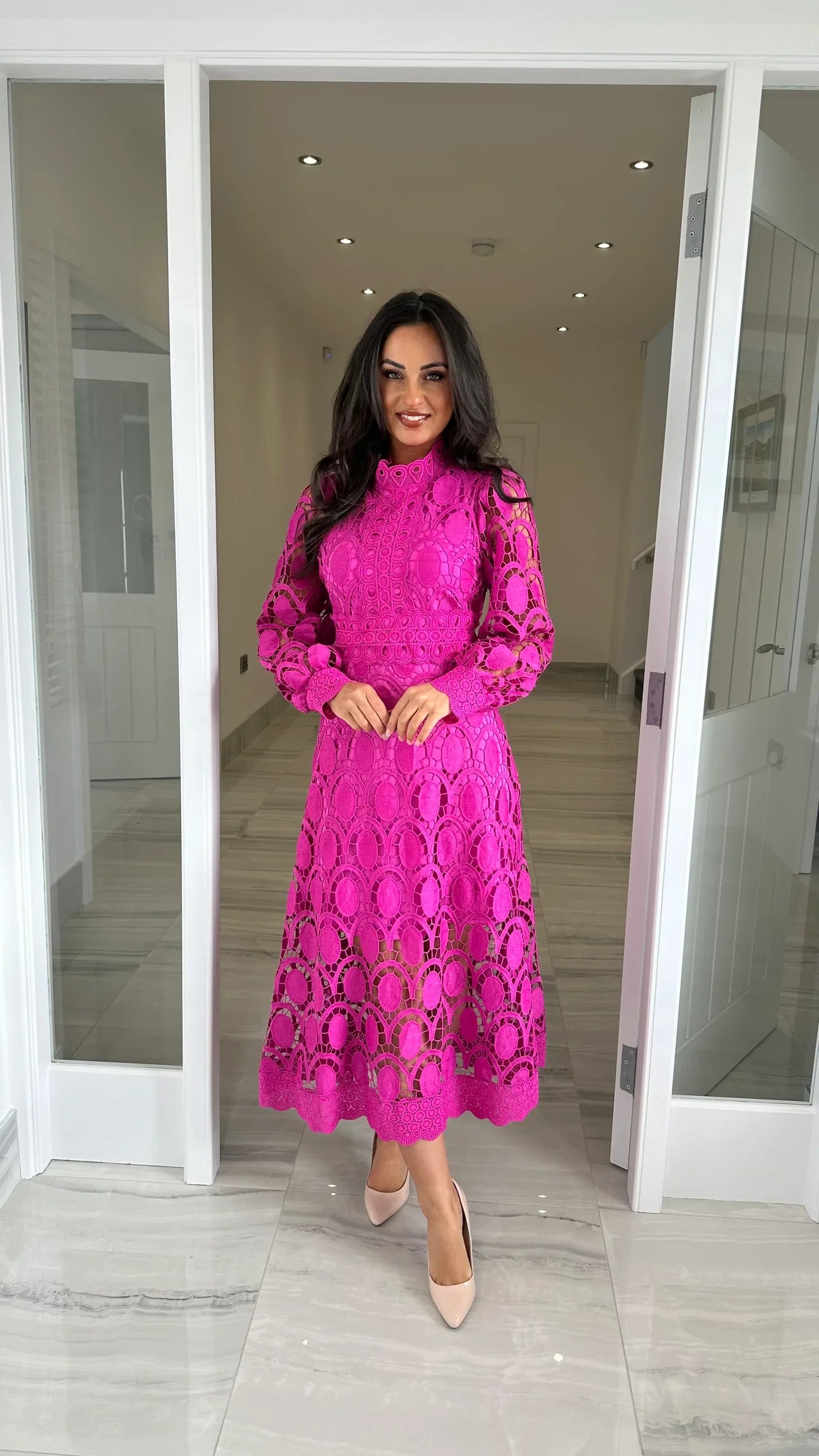 Charlotte - Romantic Elegant Midi Dress