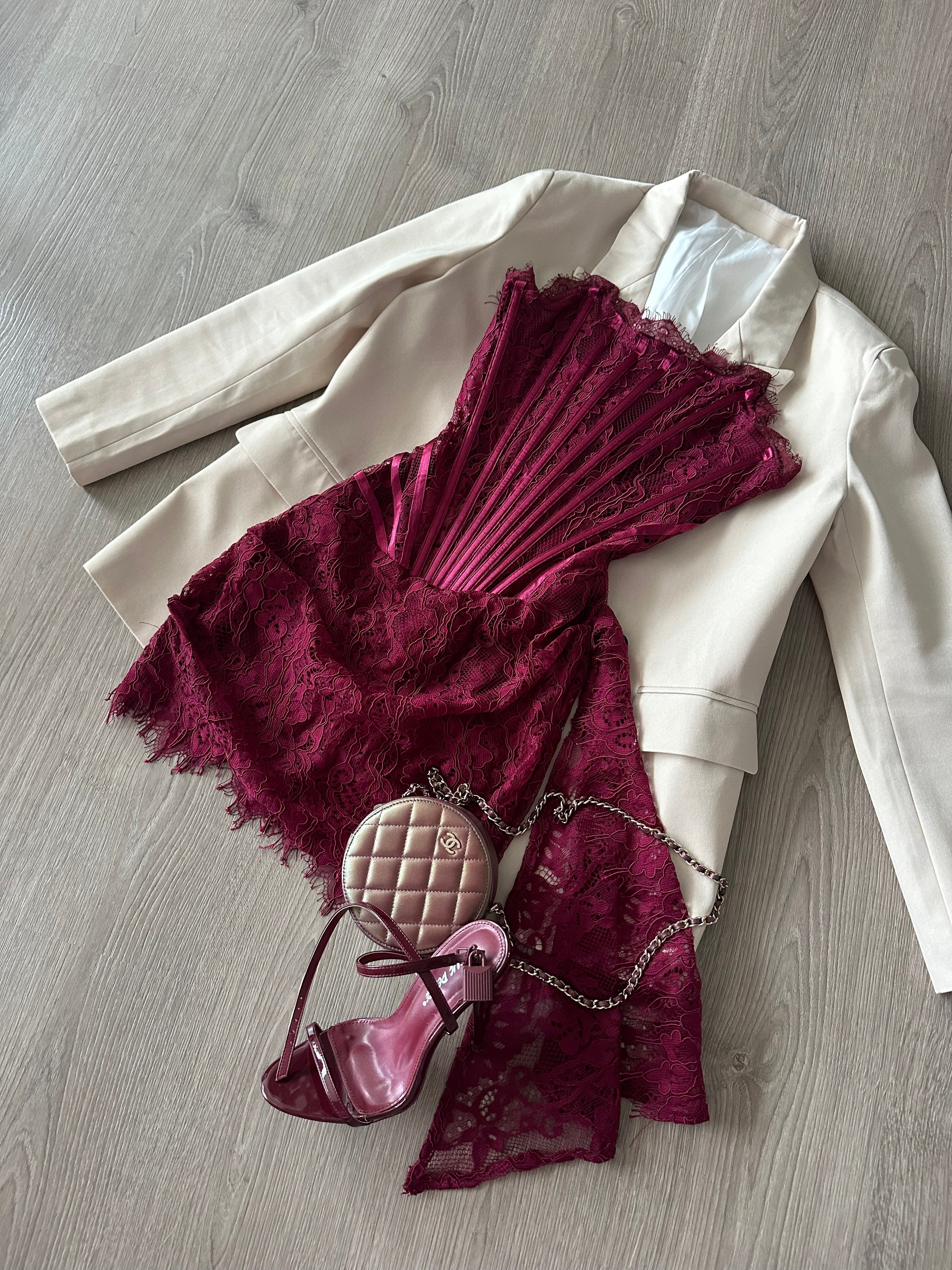 Rosaria | Lace Corset Dress