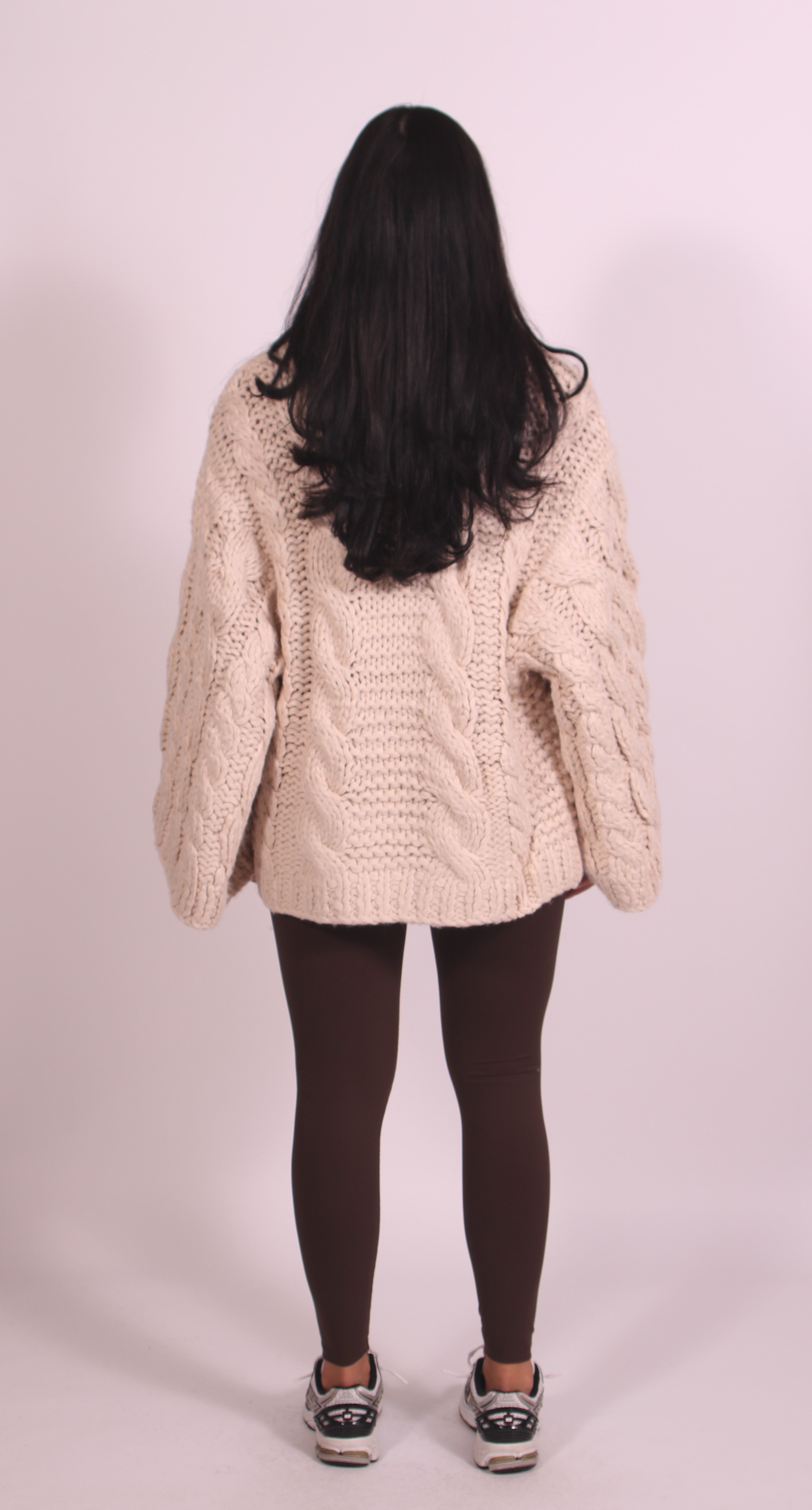 Exclusive handmade sweater Greige