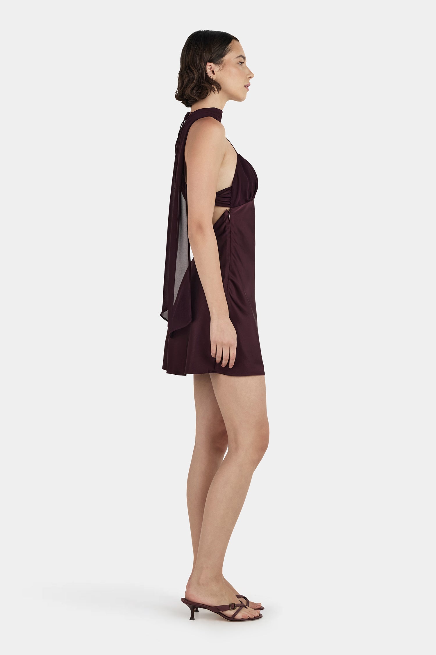 Alanah Mini Dress Plum