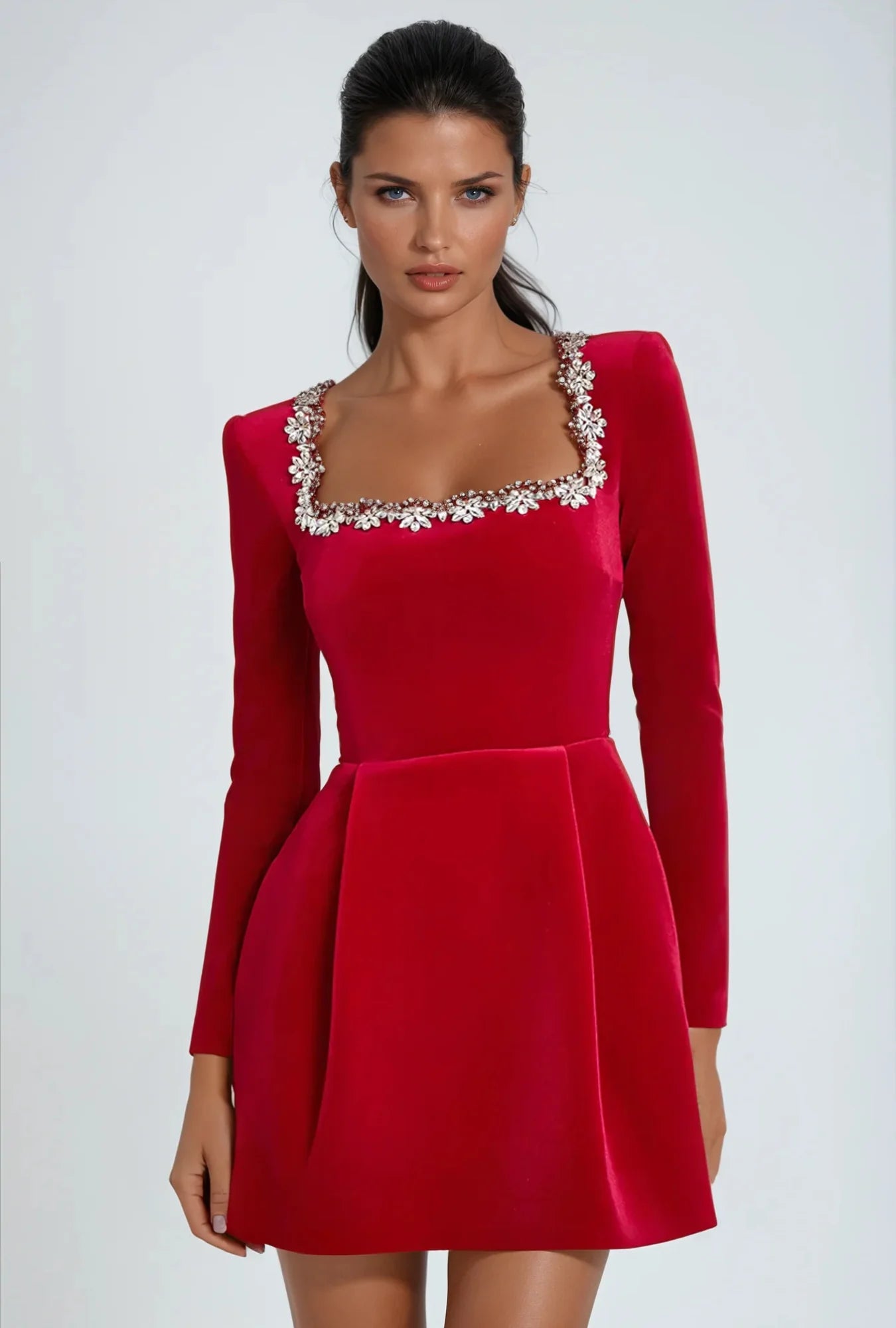 Fiona | Elegant Velvet Dress