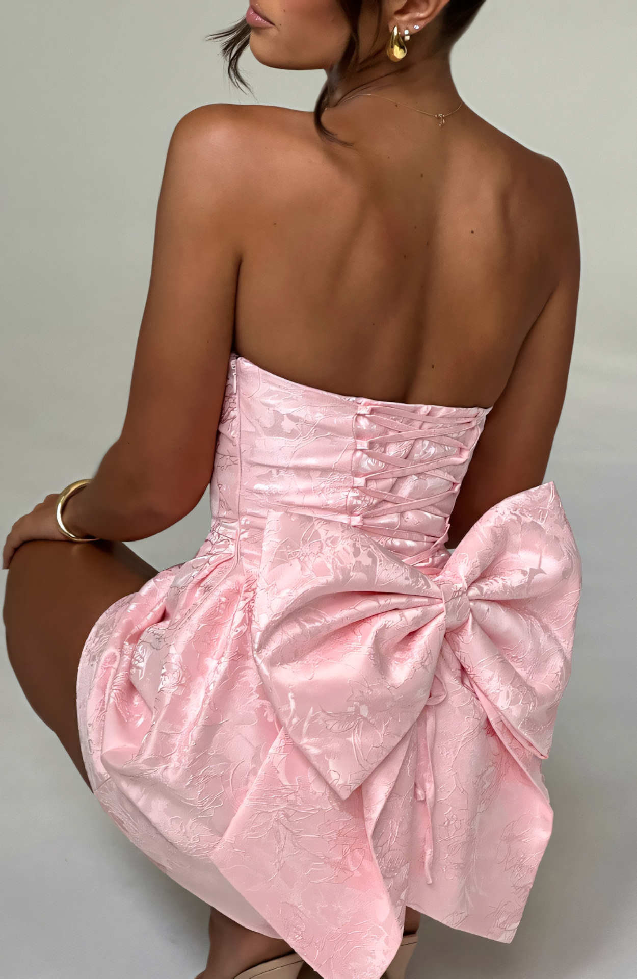 Amy Mini Dress - Blush