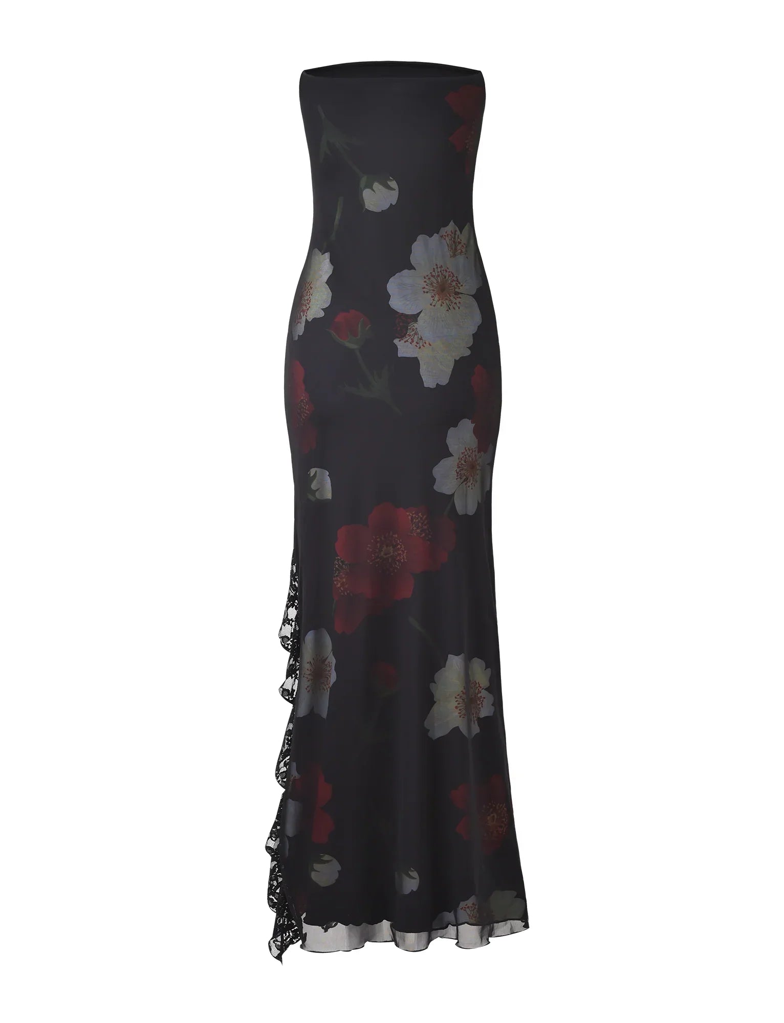 Nima Black Rose Maxi Dress