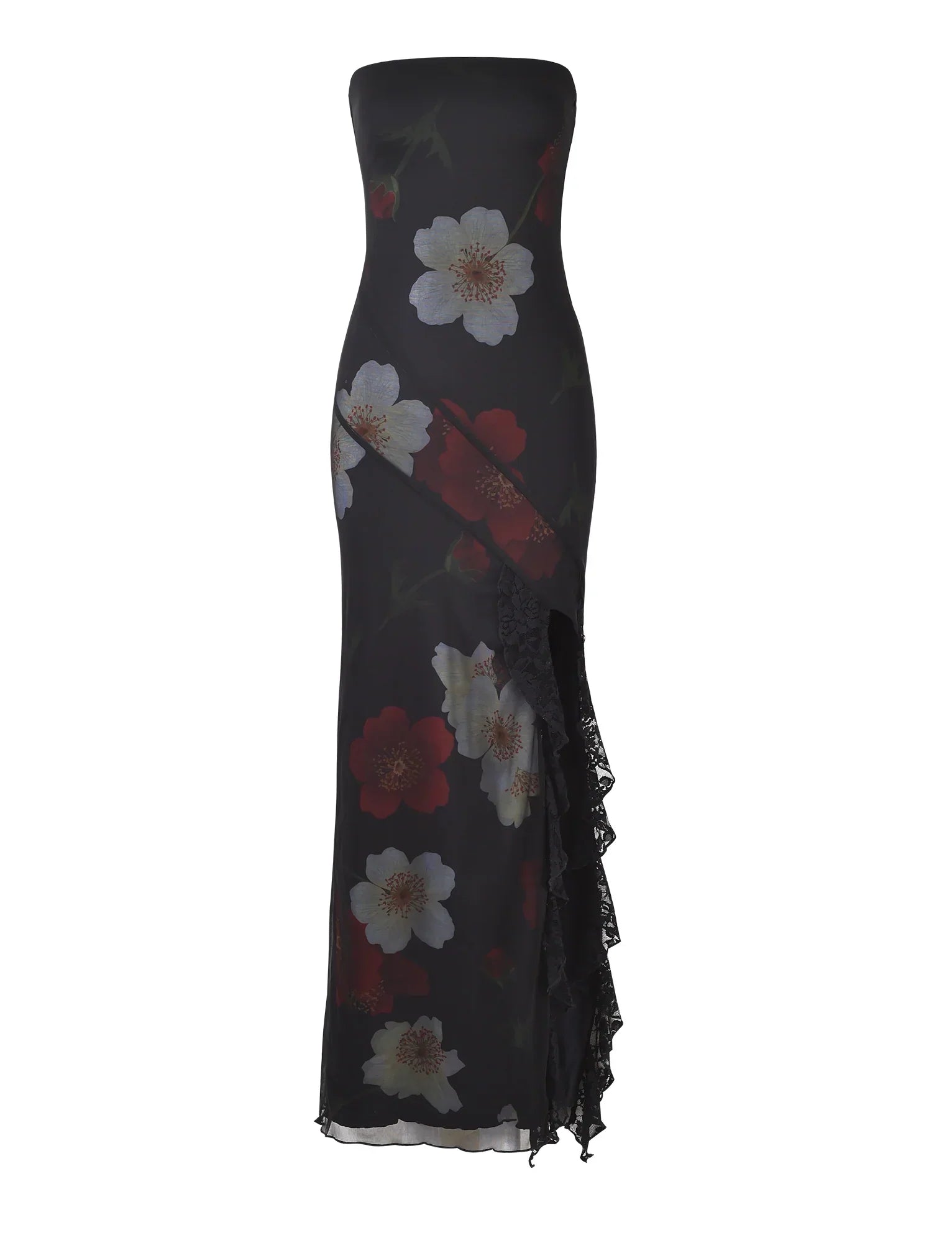 Nima Black Rose Maxi Dress