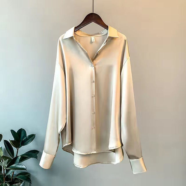 Lara - Luxury Satin Shirt