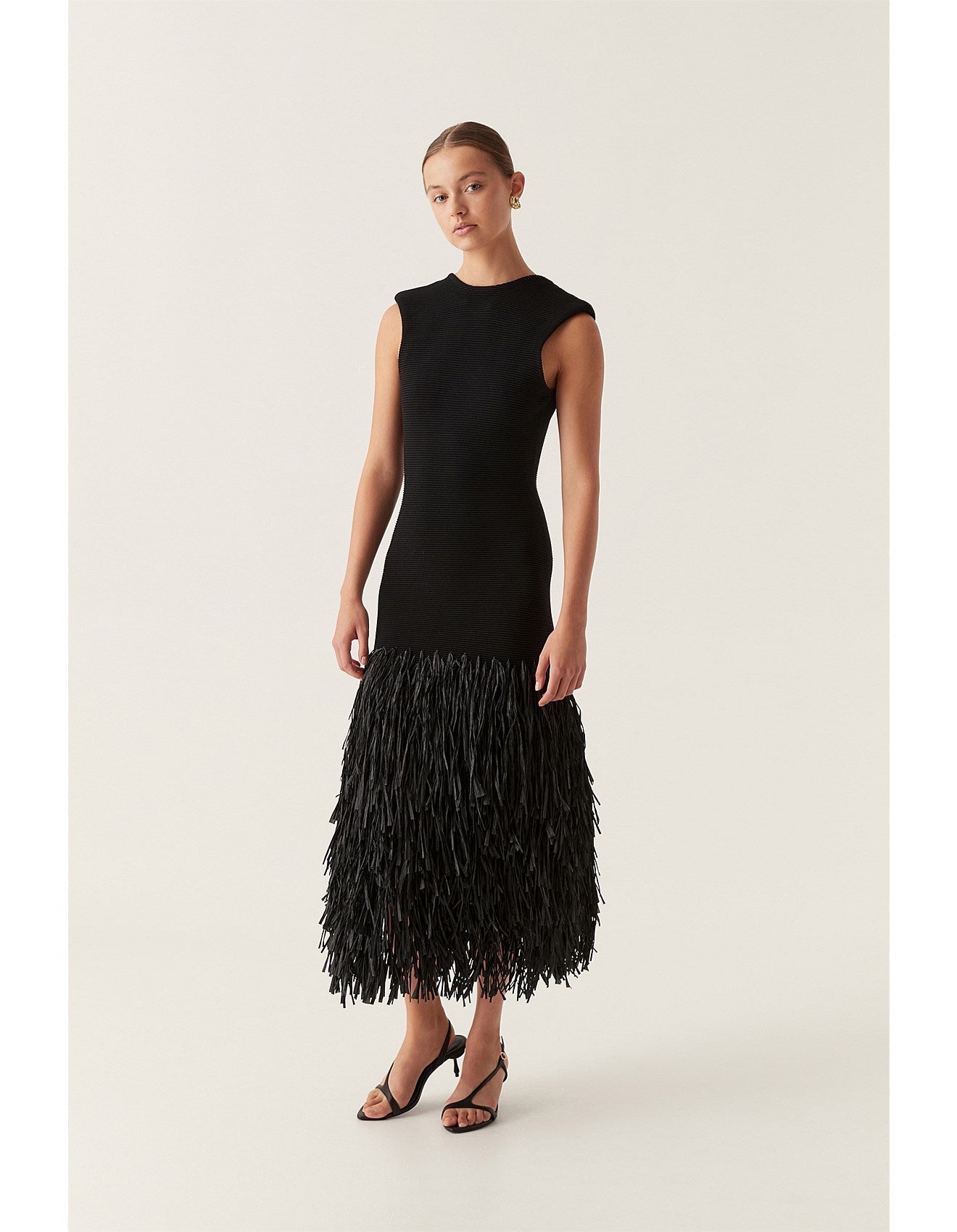 Rafia | Midi Backless Dress